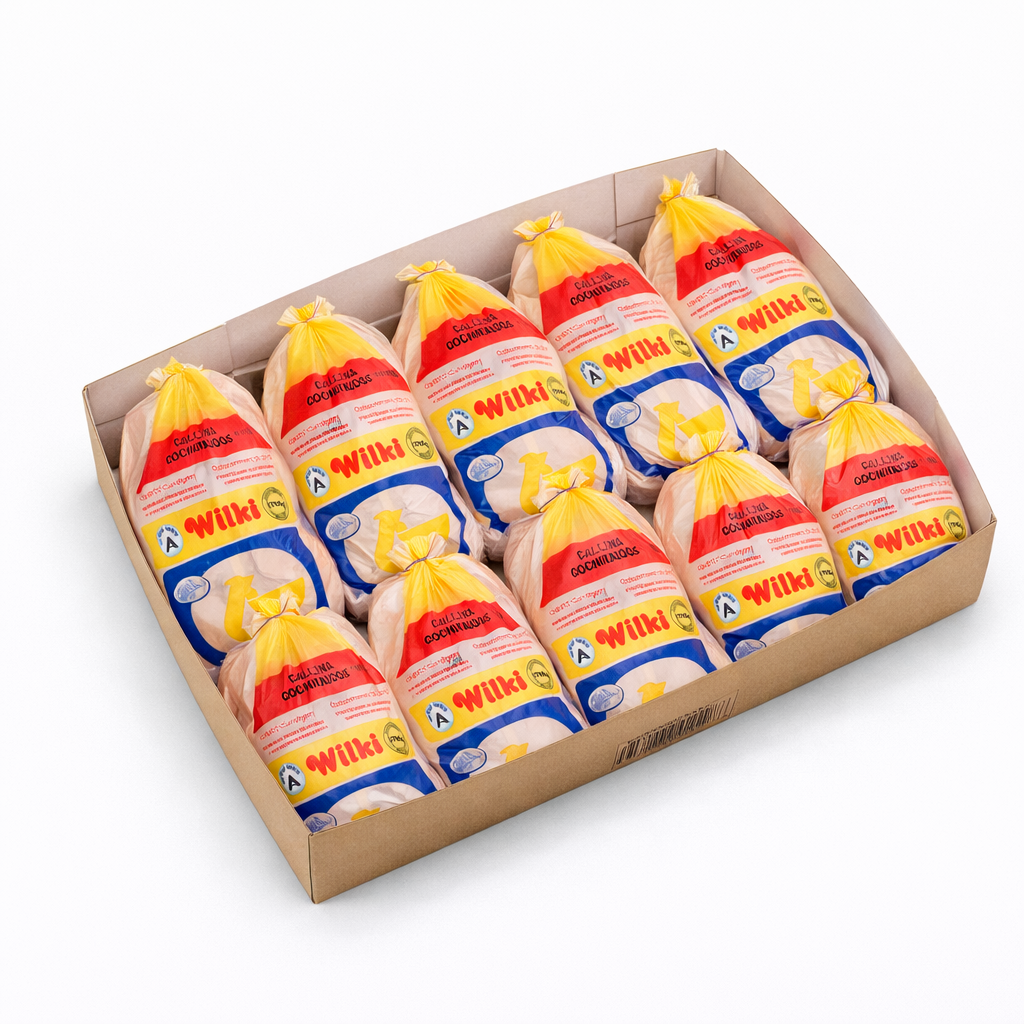 Poules à bouillir Wilki halal surgelées - Belgique, 1,4 kg