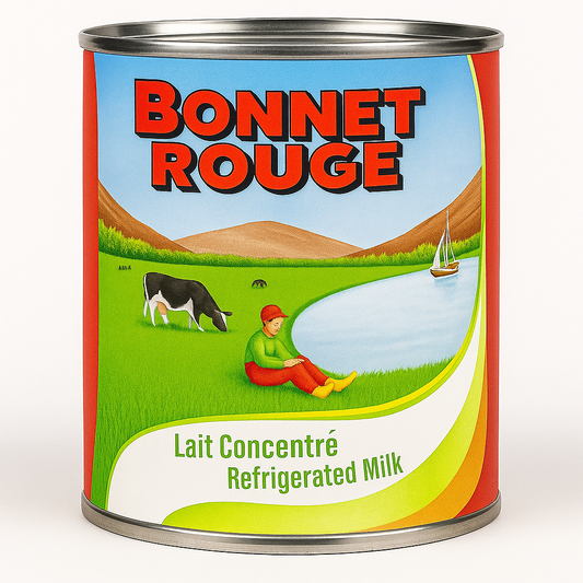 Lait non sucré "bonnet rouge"